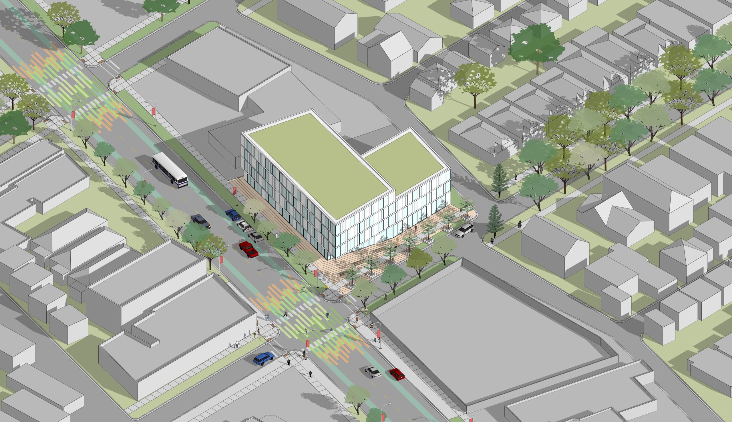 Opportunity sites for future affordable housing were selected and designed with community input | Image Credit: JGMA Architects