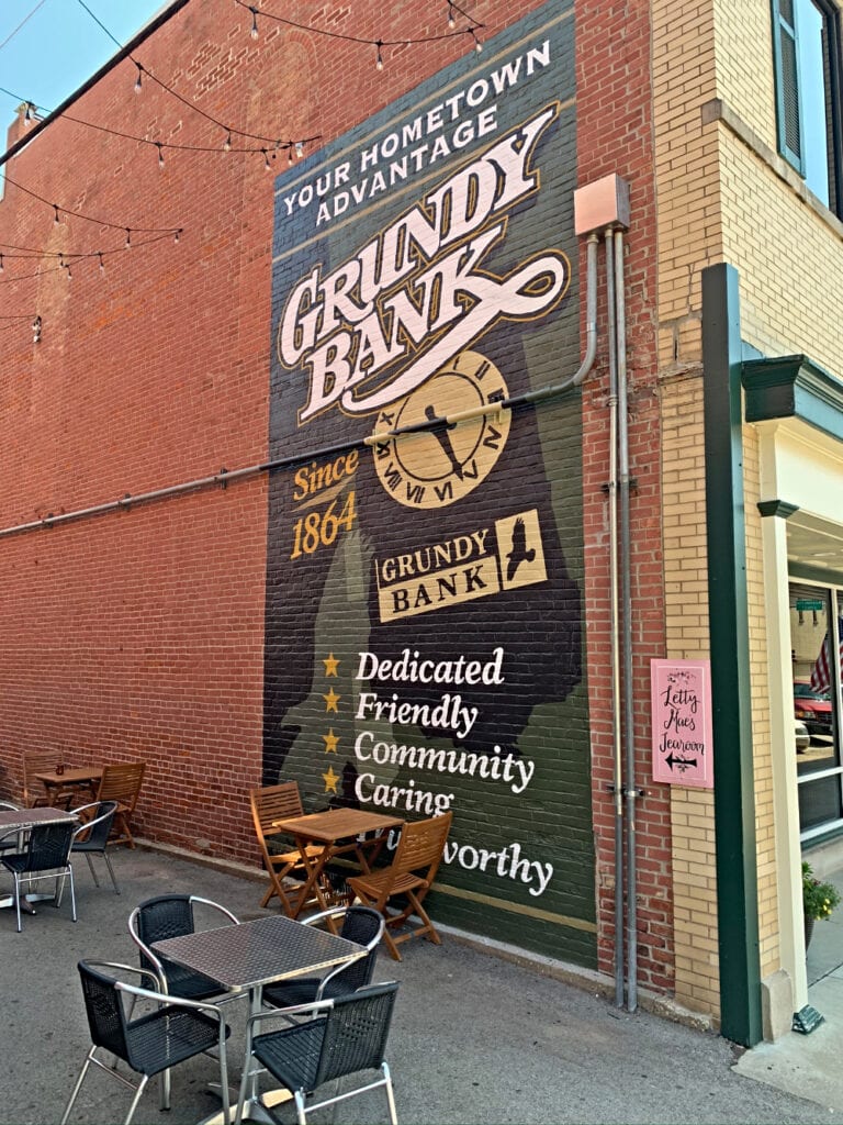 New Grundy Bank Mural