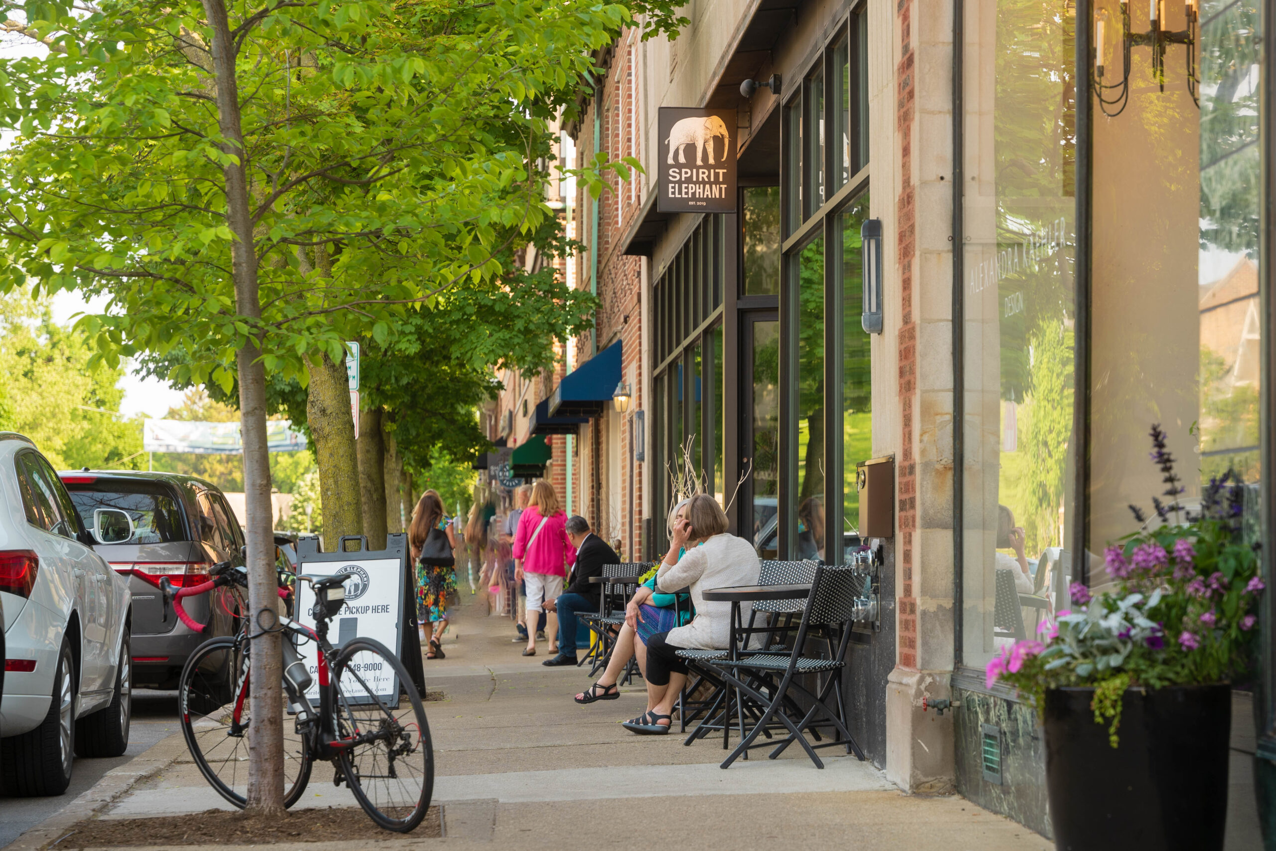 Streetscape by the Slice · Hubbard Woods Project Underway in Winnetka, Illinois